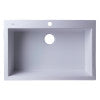 ALFI brand AB3020DI-W White 30" Drop-In Single Bowl Granite Composite Kitchen Sink