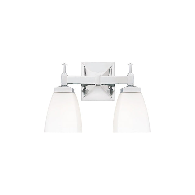 Hudson Valley 652-PC Hudson Valley 652-PC KENT 2 LIGHT BATH BRACKET Polished Chrome