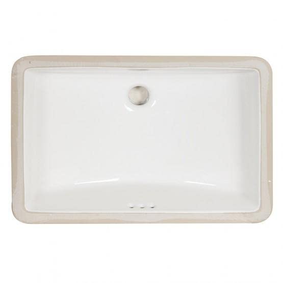 Foremost Foremost-14-1812-W Foremost 14-1812-W Undermount Sink, 18"X12" White