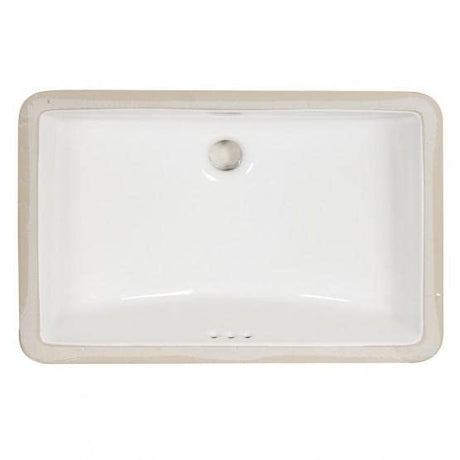 Foremost Foremost-14-1812-W Foremost 14-1812-W Undermount Sink, 18"X12" White
