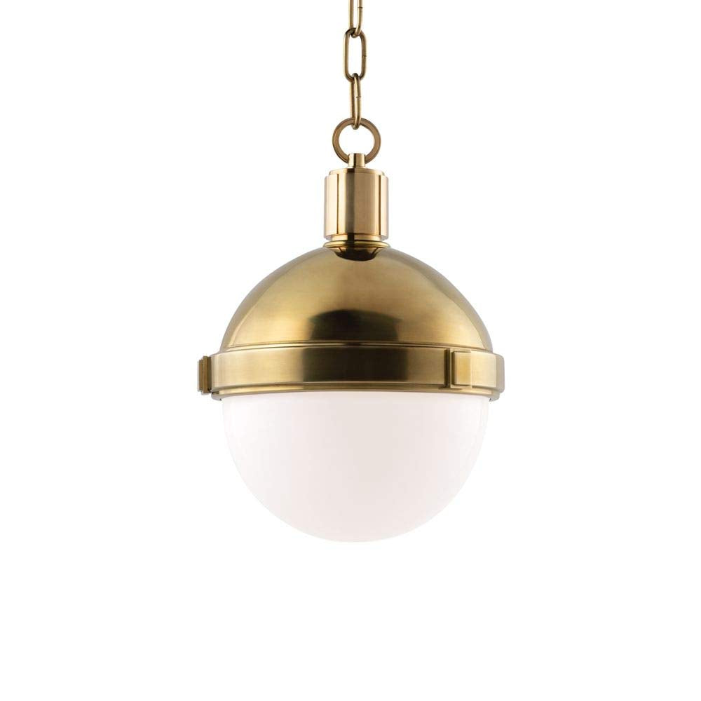 Hudson Valley 609-AGB Hudson Valley 609-AGB LAMBERT 1 LIGHT PENDANT Aged Brass