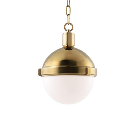 Hudson Valley 609-AGB Hudson Valley 609-AGB LAMBERT 1 LIGHT PENDANT Aged Brass