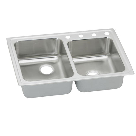 Elkay PSR2503 PSR2503 20 Gauge SS 33" x 22" x 7.125" Double Bowl Dropin Kitchen Sink ---------- http://www.poshhaus.com/ProductDetails.asp?ProductCode=Elkay-PSR2503