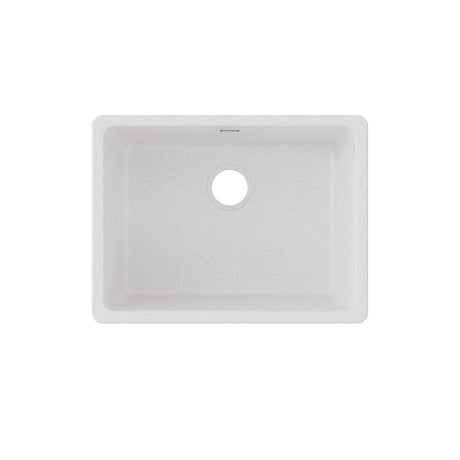 Elkay ELGU2522WH0 Elkay Quartz Classic 24-5/8" x 18-1/2" x 9-1/2", Single Bowl Undermount Sink, White