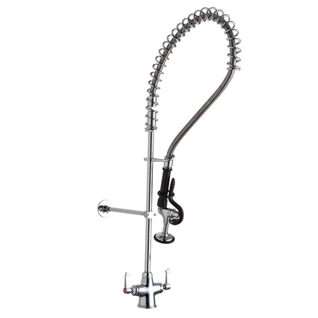 Elkay LK543LC Elkay Single Hole Concealed Deck Mount Faucet 44in Flexible Hose w/1.2 GPM Spray Head 2in Lever Handles 1.2 GPM Spray Head