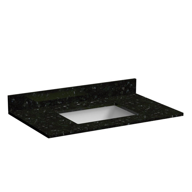 Foremost ST37228EPR Foremost ST37228EPR 37" Granite top, Emerald Pearl, Rectangular Bowl