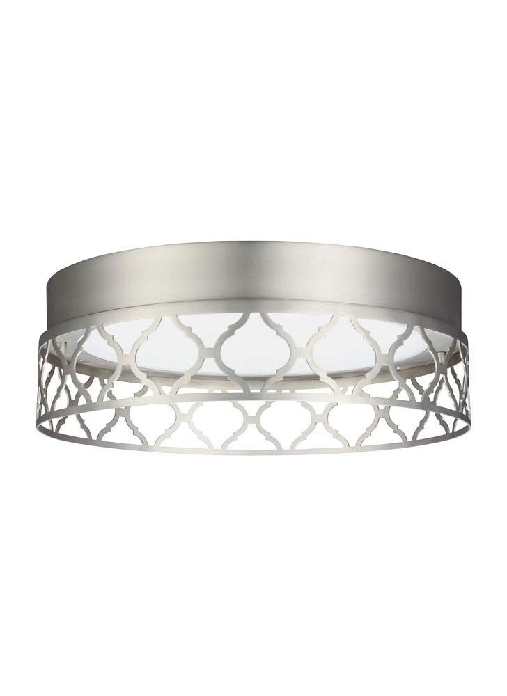 Feiss FM501SN-LED Feiss FM501SN-LED Amani 1 - Light Indoor LED Flush Mount Satin Nickel