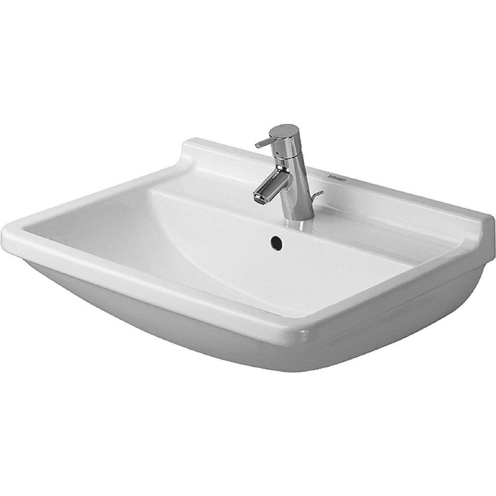 Duravit 300650000 Duravit Starck 3 Bathroom Sink 0300650000 White