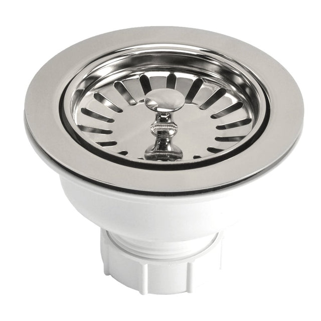 Native Trails DR320-PN 3.5" Basket Strainer in Polished Nickel