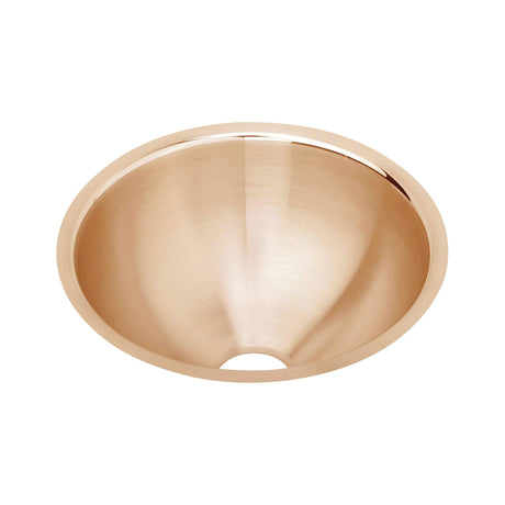 Elkay ELUH9-CU Elkay CuVerro Antimicrobial Copper 11-3/8" x 11-3/8" x 4-3/4", Single Bowl Undermount Bathroom Sink