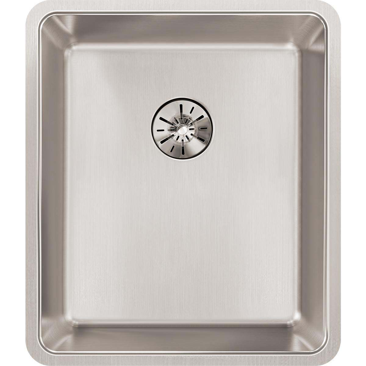 Elkay ETRU13168PD Elkay ETRU13168PD Lustertone Iconix Stainless Steel 16" x 18-1/2" x 8", Single Bowl Undermount Sink with Perfect Drain