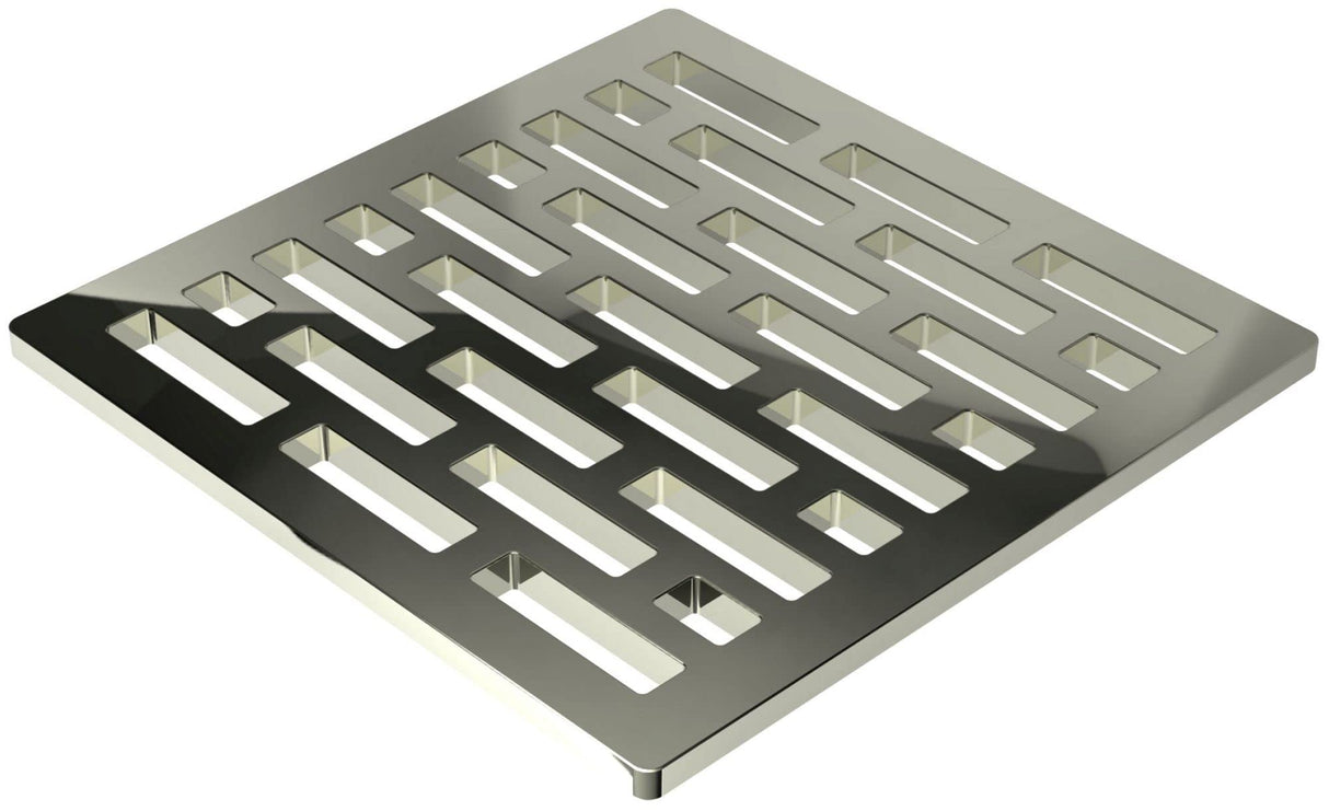 Newport Brass 233-406/15 Newport Brass 233-406/15 4" Square Shower Drain Polished Nickel