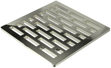 Newport Brass 233-406/15 Newport Brass 233-406/15 4" Square Shower Drain Polished Nickel