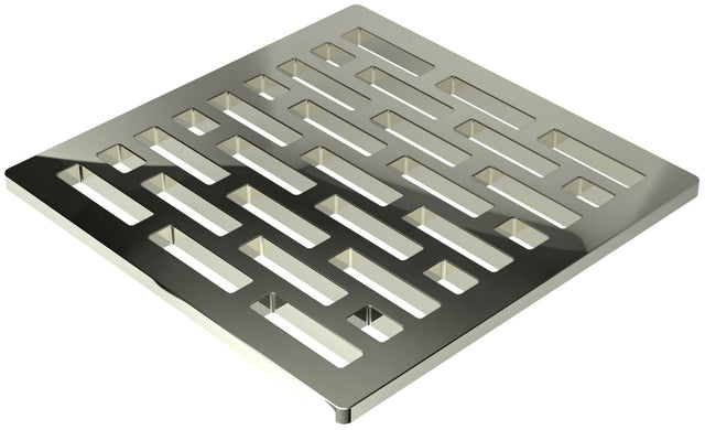 Newport Brass 233-406/15 Newport Brass 233-406/15 4" Square Shower Drain Polished Nickel