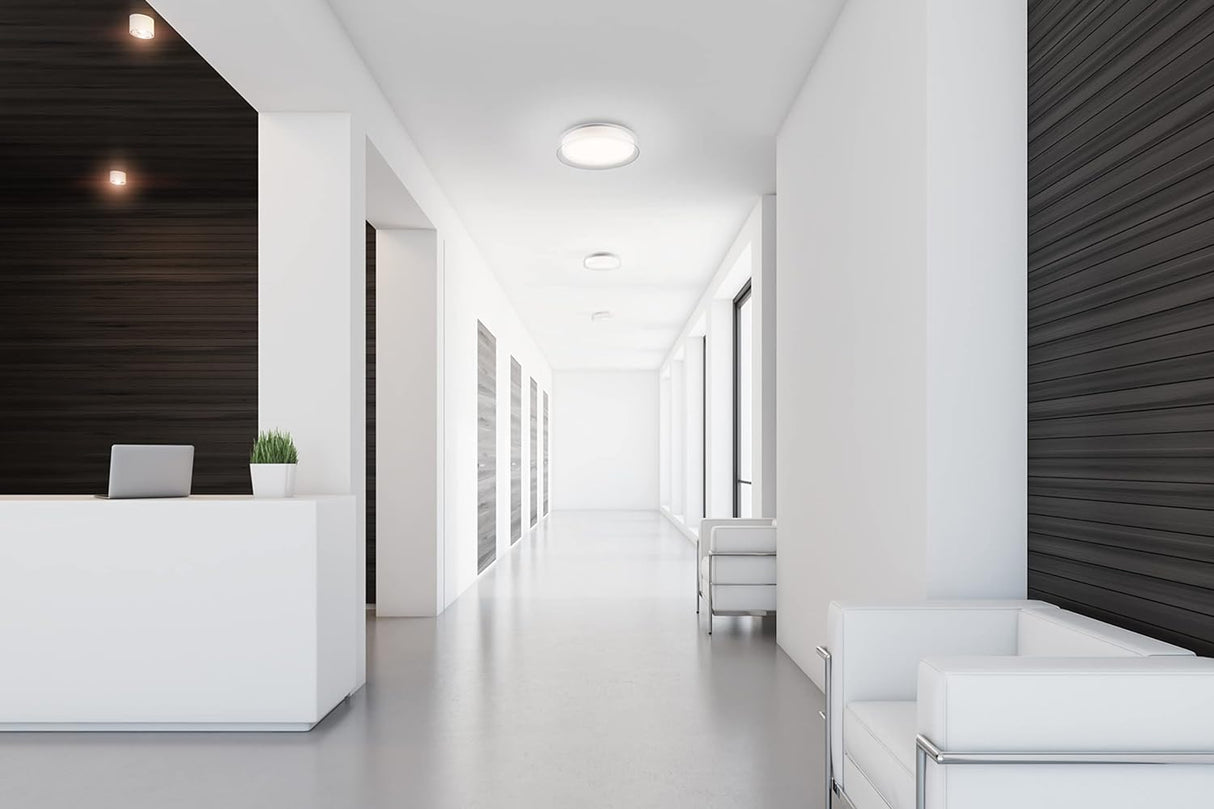 Kuzco Lighting FM48610 Aston - 13W LED Flush Mount-3 Inches Tall and 10 Inches Wide,