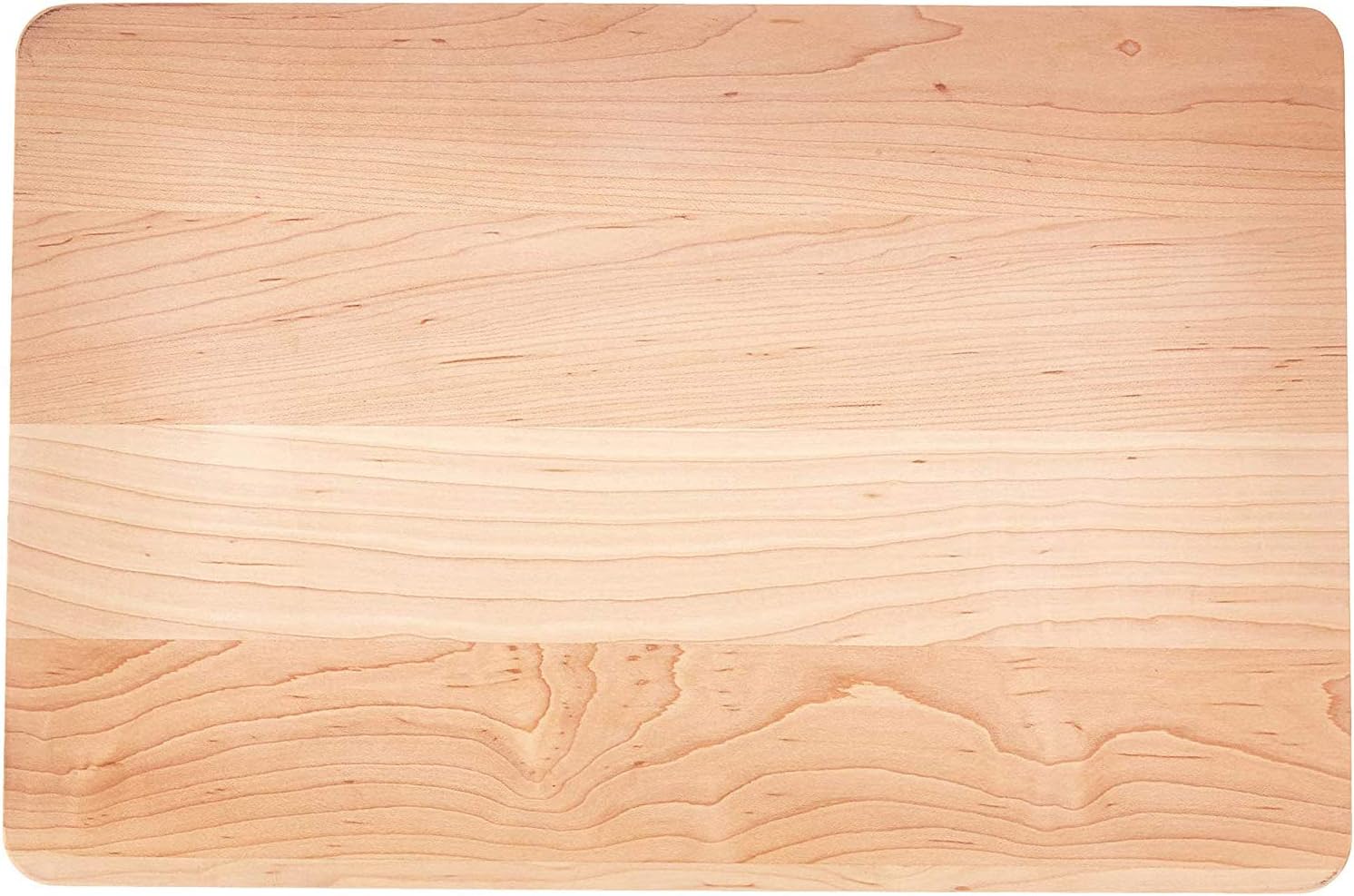 John Boos Chop-N-Slice Maple Wood Cutting Board for Kitchen Prep, 1" Thick, Small, Edge Grain, Rectangle Charcuterie Boos Block, 16" x 10", Reversible