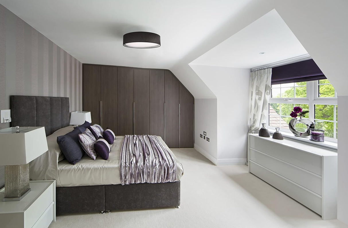 Kuzco Lighting FM7916-WH Dalton - 26W LED Flush Mount-4.13 Inches Tall and 16 Inches Wide, Finish Color: White