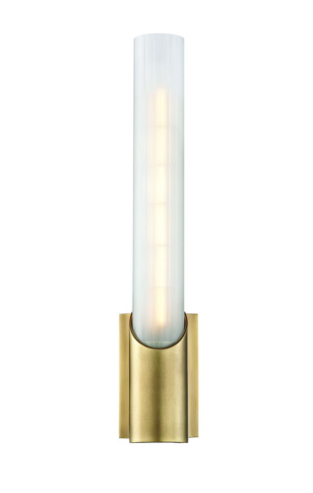 Hudson Valley 2141-AGB Hudson Valley 2141-AGB 1 Light Led Wall Sconce Aged Brass