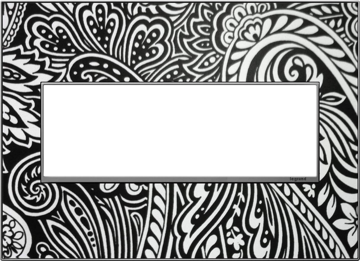 Legrand AWM3GM4 Custom Wall Plate, 3-Gang, Magnesium TrimMagnesium