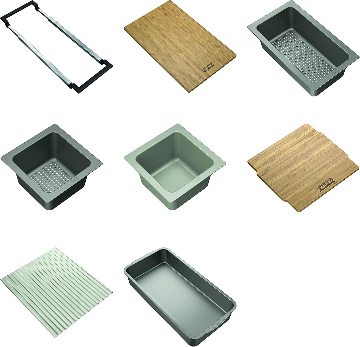 FRANKE All-In Universal Kitchen Sink Accessory System - AIUS300, Gray