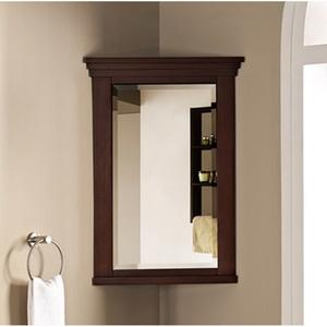 Fairmont Designs 1513-CMC21 Shaker Americana 21" Corner Medicine Cabinet Habana Cherry, Fairmont Designs, Bath, Fairmont Designs Bath, Medicine Cabinets - POSHHAUS