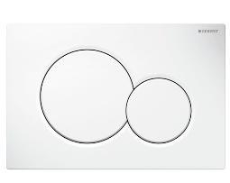 Geberit 115.770.11.5 Sigma01 Dual Flush Actuator Plate Plastic Alpine White, Geberit, Bath, Geberit, PoshPrime, Toilets - Actuators - POSHHAUS