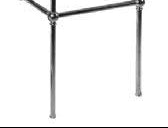 Julian Console Stand Satin Nickel, Icera, - POSHHAUS