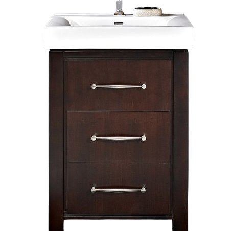 Fairmont MID-24ES - Midtown 24" Vanity Espresso Set - Fairmont 145-V2418B and Fairmont S-30024W8, Fairmont Designs, 24" Vanity, Bathroom Vanity Sets, Fairmont Designs Bath, Freestanding Bathr