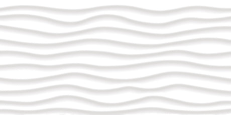 LINEA OBLIQUE 12X24 WHITE SCULPTED GLOSSY RECTIFIED WALL TILE Case  ( 15.5 SQFT )