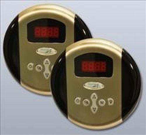 SteamSpa G-SC-2-75-BN Programmable Dual Control Panel Plus Two memory Settings Brushed Nickel, SteamSpa, SteamSpa - POSHHAUS