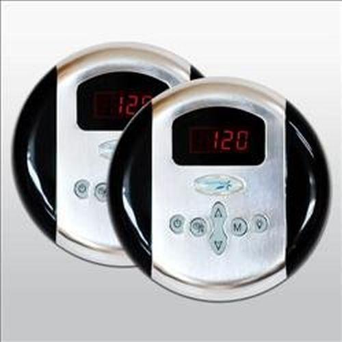 SteamSpa G-SC-2-75-PC Programmable Dual Control Panel Plus Two memory Settings Chrome, SteamSpa, SteamSpa - POSHHAUS