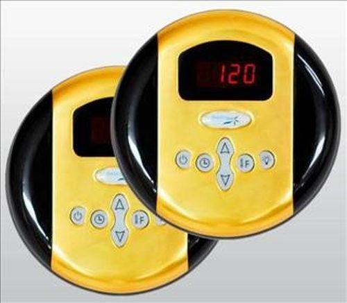 SteamSpa G-SC-2-75-PG Programmable Dual Control Panel Plus Two memory Settings Gold, SteamSpa, SteamSpa - POSHHAUS