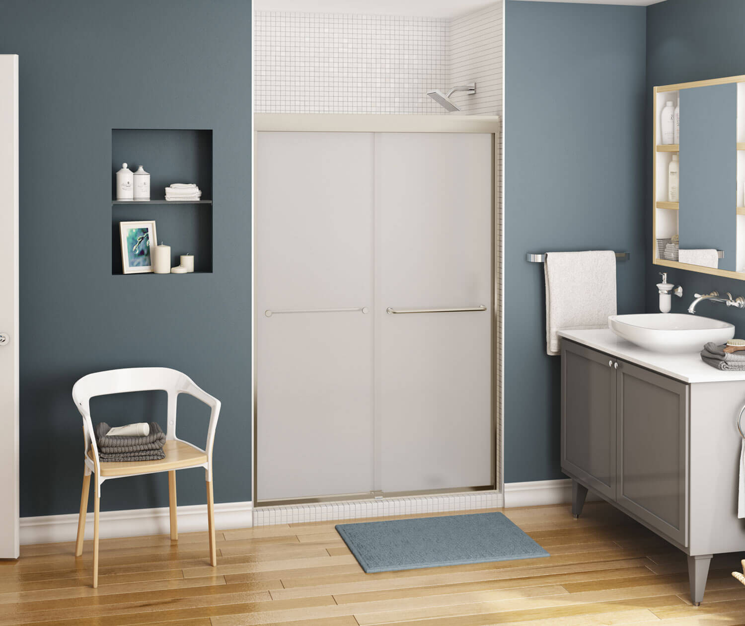 Aura Sliding Shower Door 40-44 x 71 in. 6 mm