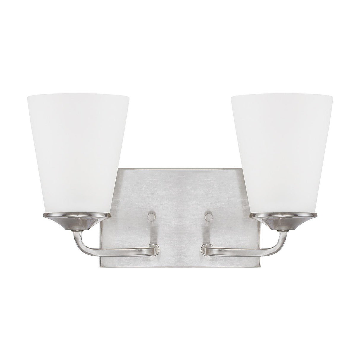 Capital Lighting 114121BN-331 Braylon 2 Light Vanity Brushed Nickel