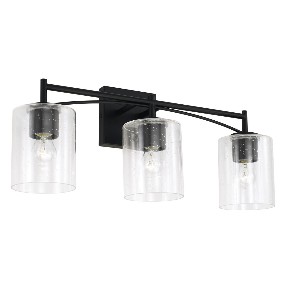 Capital Lighting 142031MB-510 Peyton 3 Light Vanity Matte Black