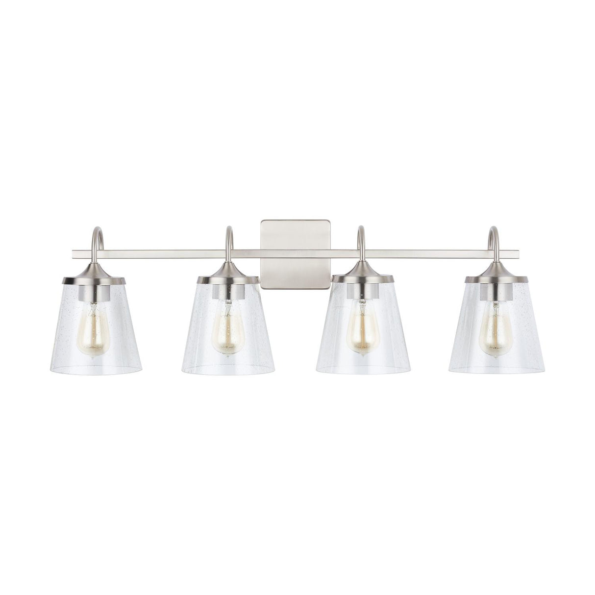 Capital Lighting 139142BN-496 Jayne 4 Light Vanity Brushed Nickel