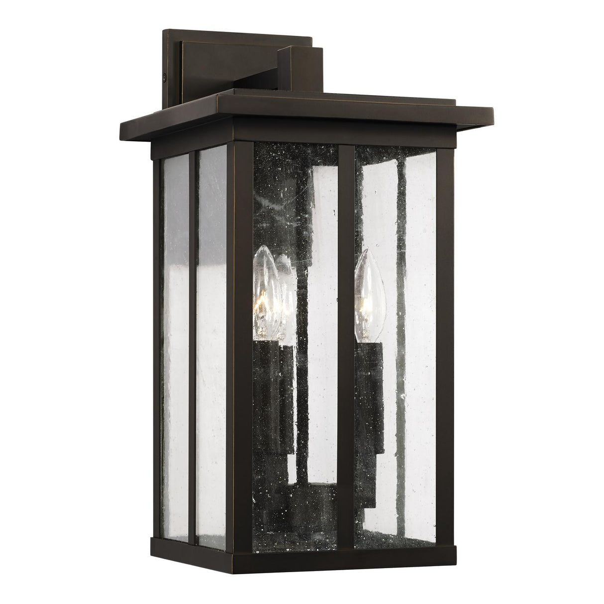 Capital Lighting 943832OZ Barrett 3 Light Outdoor Wall Lantern Oiled Bronze