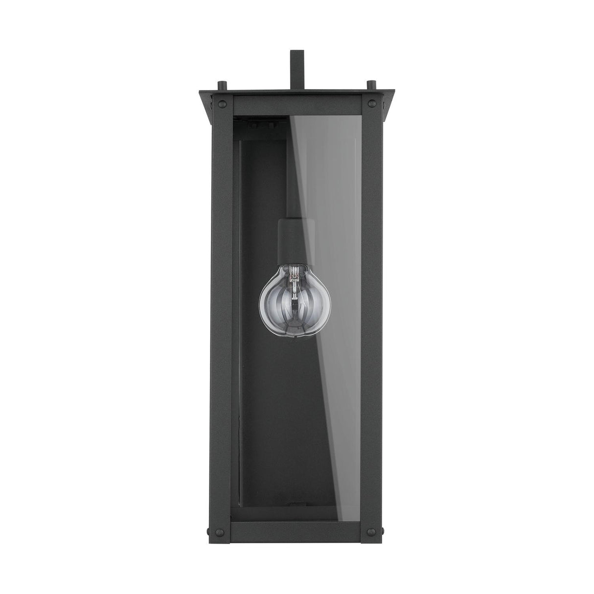 Capital Lighting 934612BK Hunt 1-Light Wall Mount Black