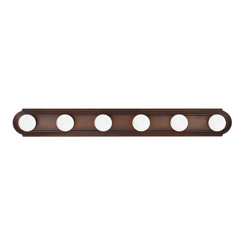 Capital Lighting 8106BB Alice 6 Light Vanity Burnished Bronze