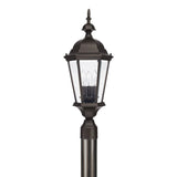 Capital Lighting 9725OB Carriage House 3 Light Outdoor Post Lantern Old Bronze
