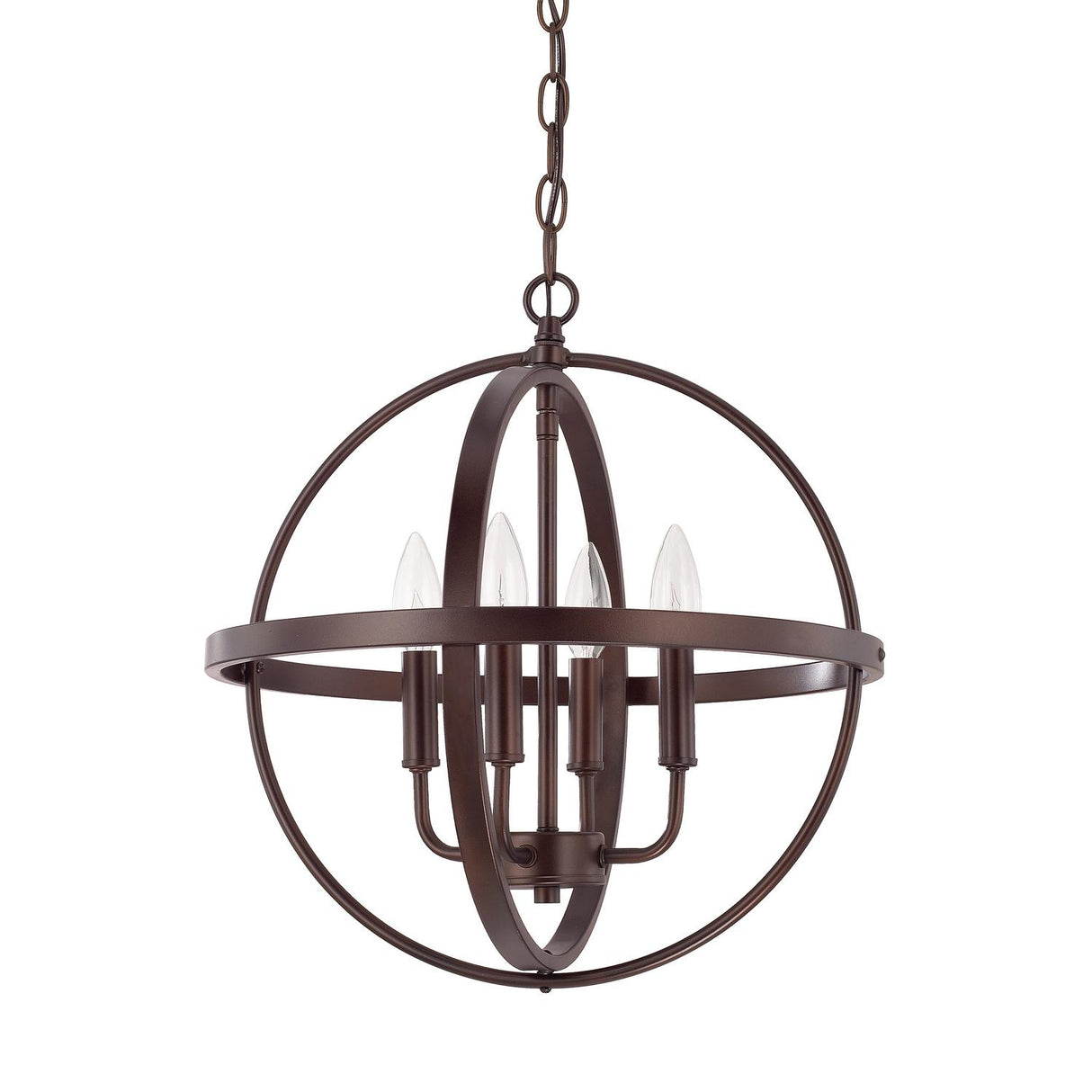 Capital Lighting 317541BZ Hartwell 4 Light Pendant Bronze
