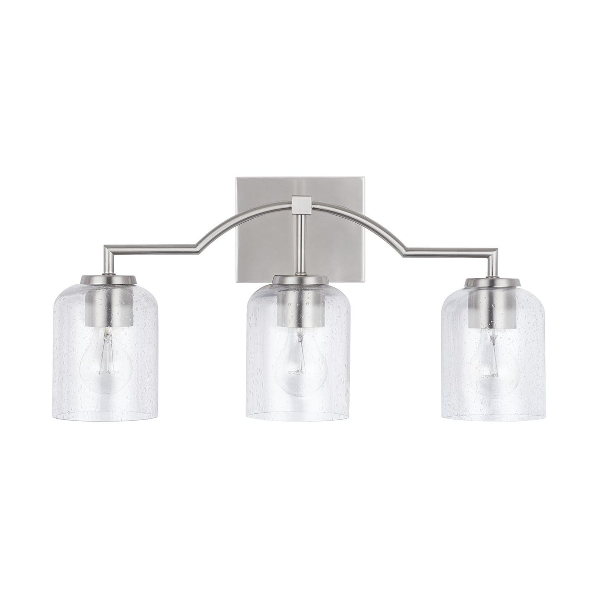 Capital Lighting 139331BN-500 Carter 3 Light Vanity Brushed Nickel
