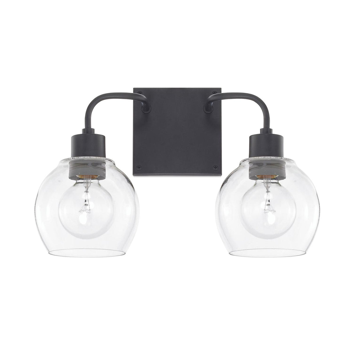 Capital Lighting 120021MB-426 Tanner 2 Light Vanity Matte Black