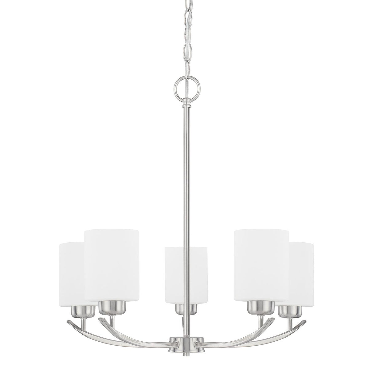 Capital Lighting 415251BN-338 Dixon 5 Light Chandelier Brushed Nickel