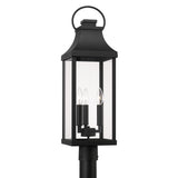 Capital Lighting 946432BK Bradford 3 Light Outdoor Post Lantern Black