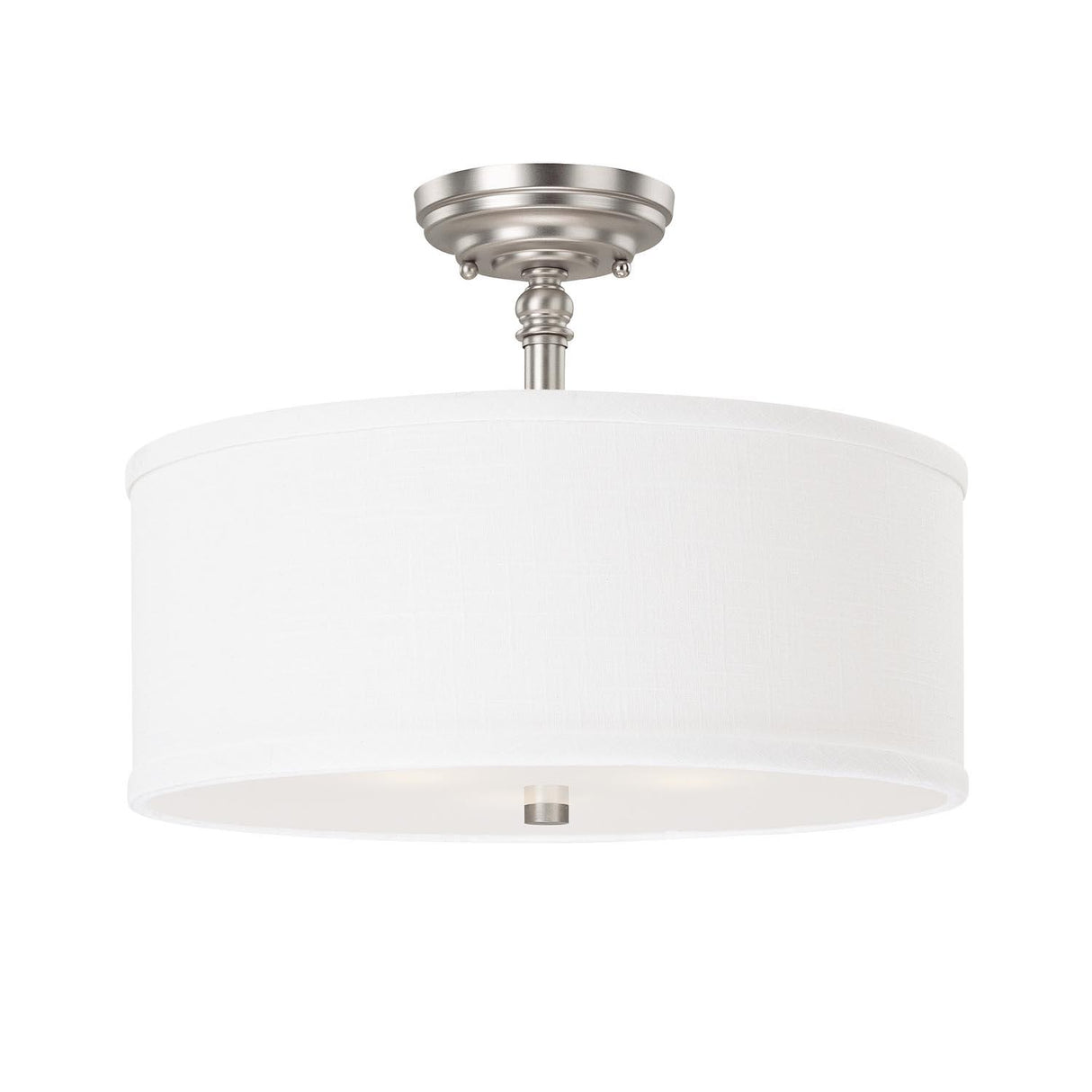 Capital Lighting 3923MN-480 Loft 3 Light Semi-Flush Matte Nickel