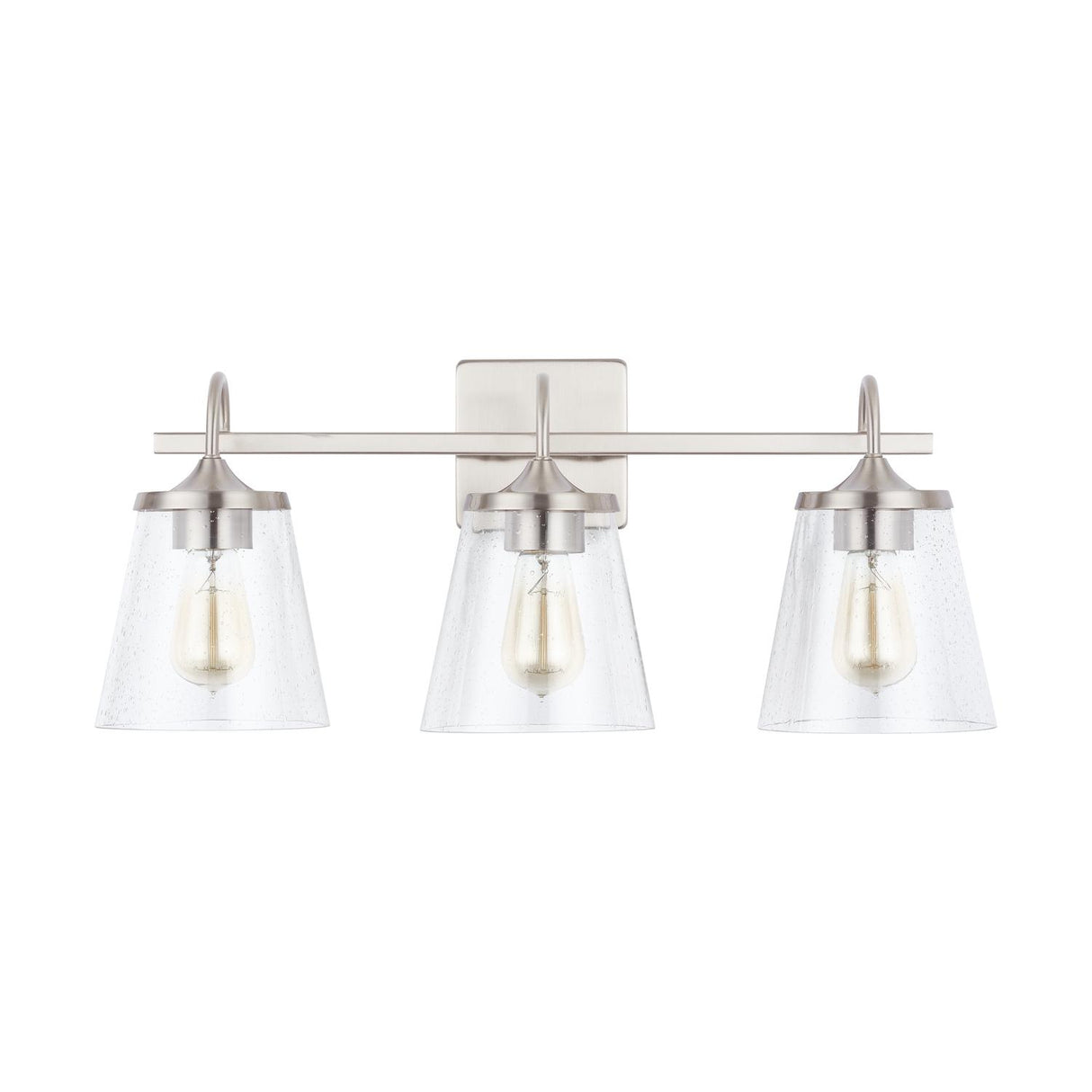 Capital Lighting 139132BN-496 Jayne 3 Light Vanity Brushed Nickel
