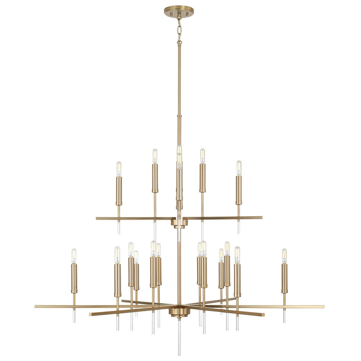 Capital Lighting 449302MA Elora 20 Light Chandelier Matte Brass