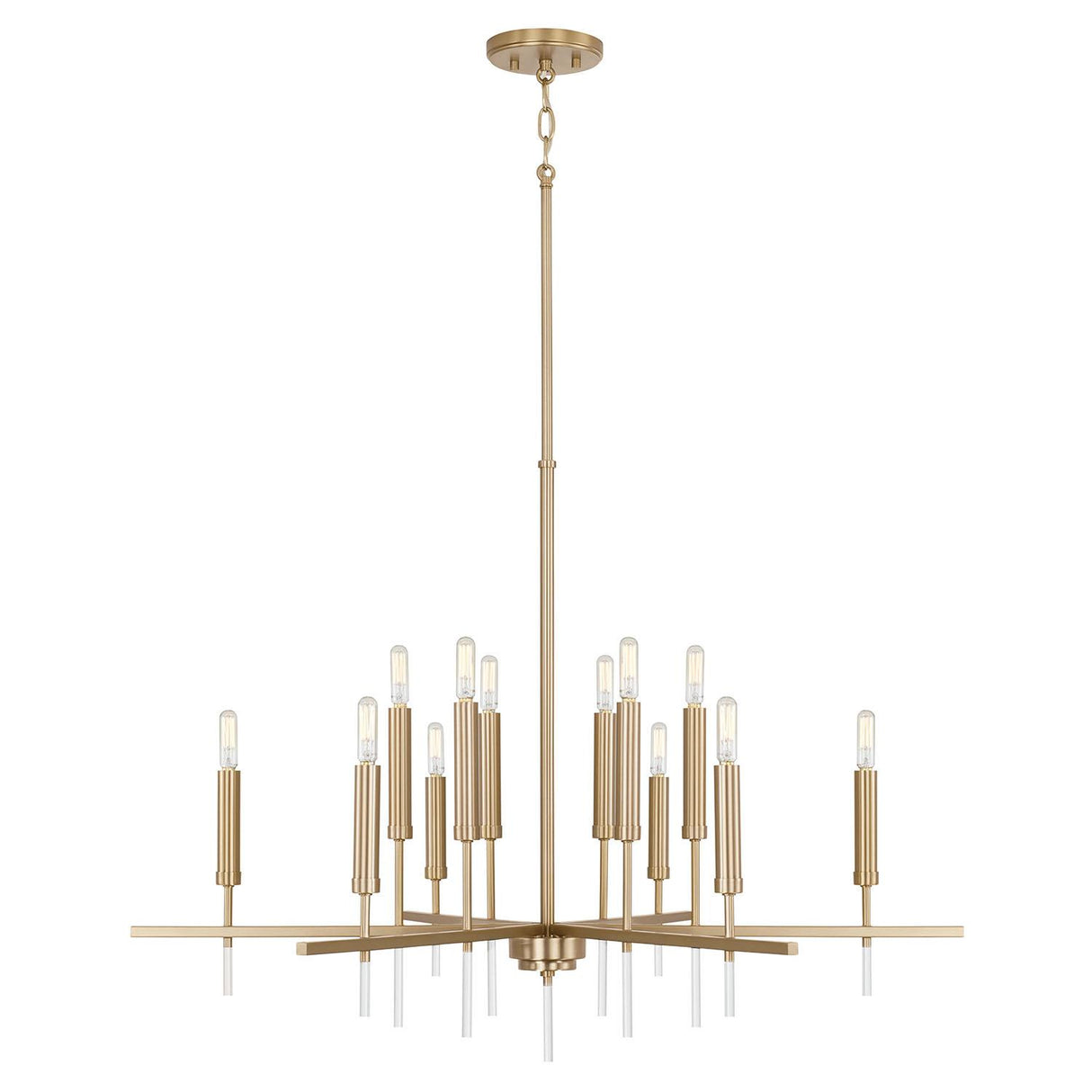 Capital Lighting 449301MA Elora 12 Light Chandelier Matte Brass