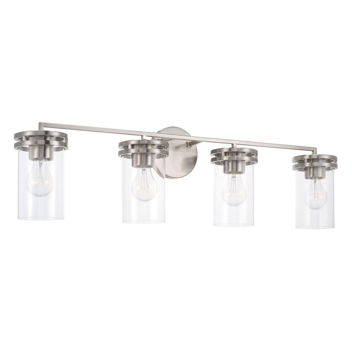 Capital Lighting 148741BN-539 Fuller 4 Light Vanity Brushed Nickel